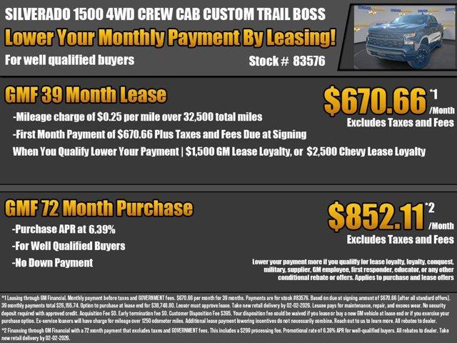 new 2026 Chevrolet Silverado 1500 car, priced at $50,849