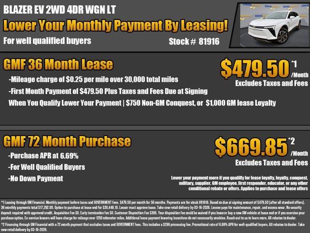 new 2026 Chevrolet Blazer EV car, priced at $39,635