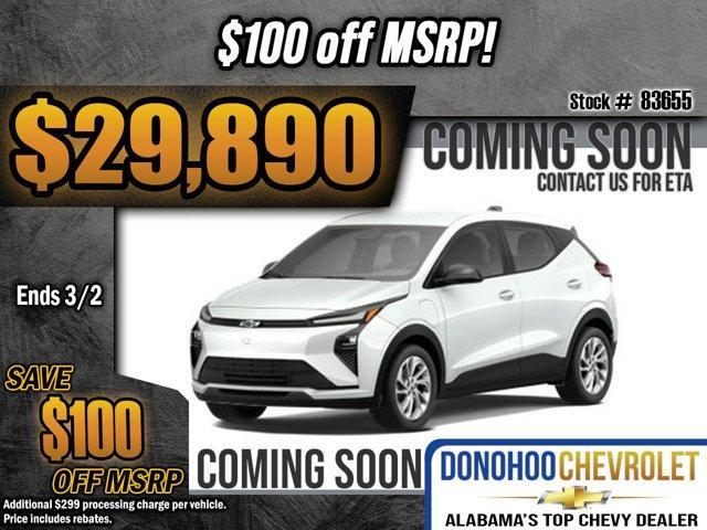 new 2027 Chevrolet Bolt car, priced at $29,890
