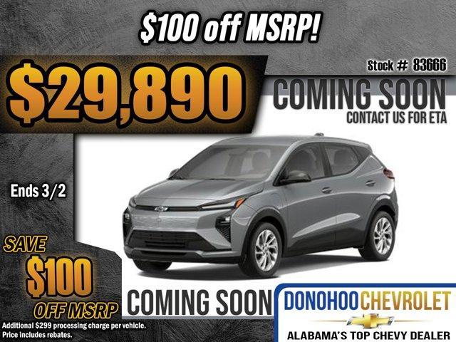 new 2027 Chevrolet Bolt car, priced at $29,890