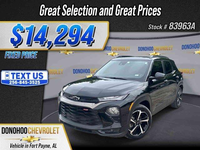 used 2021 Chevrolet TrailBlazer car, priced at $14,294