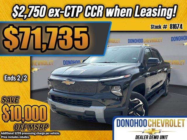 new 2026 Chevrolet Silverado EV car, priced at $71,735