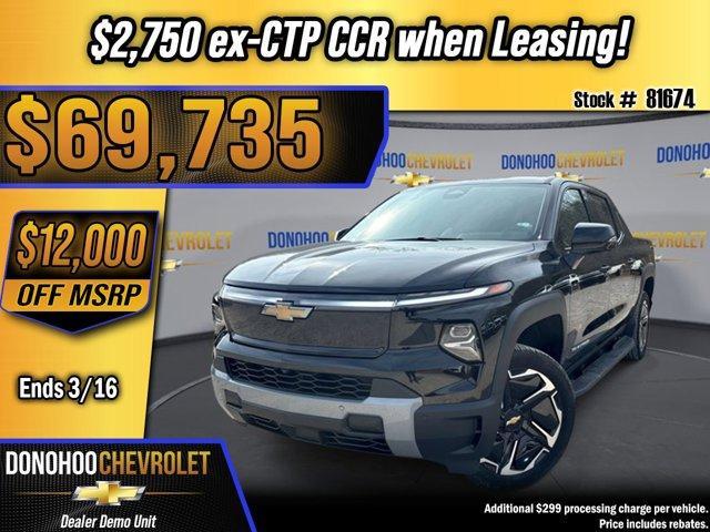 new 2026 Chevrolet Silverado EV car, priced at $69,735