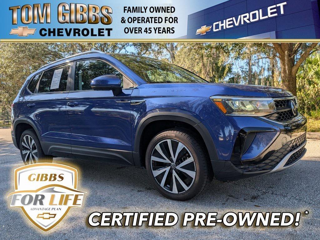 used 2022 Volkswagen Taos car, priced at $16,995
