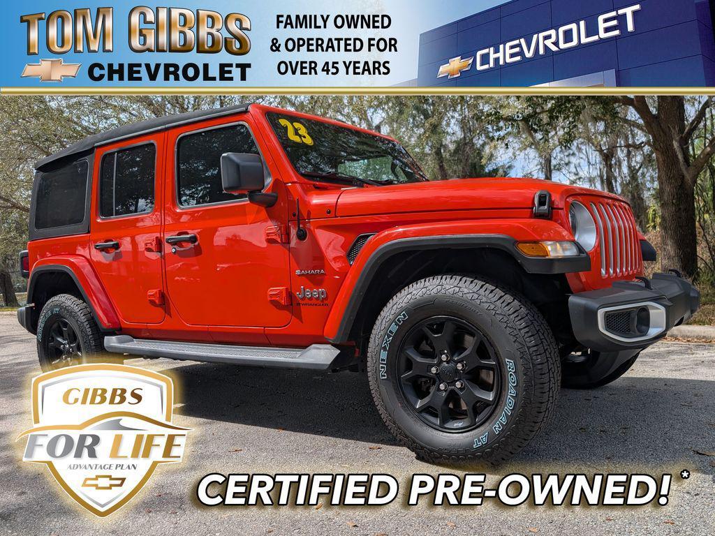 used 2023 Jeep Wrangler car, priced at $31,495
