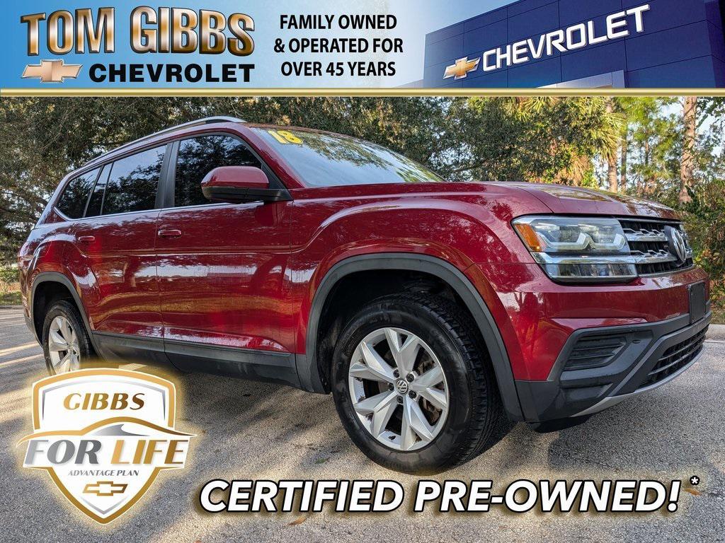 used 2018 Volkswagen Atlas car, priced at $14,995