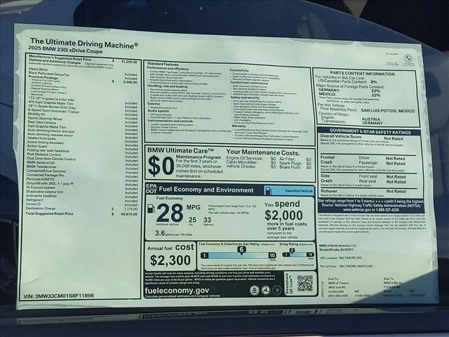 used 2025 BMW 230 car, priced at $39,997