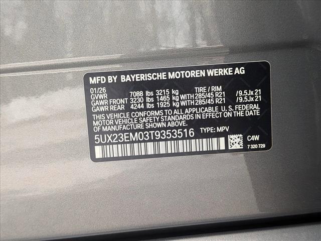 new 2026 BMW X7 car, priced at $95,800