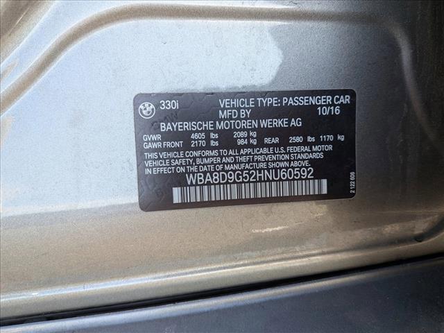 used 2017 BMW 330 car, priced at $13,537