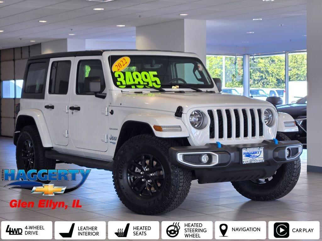 used 2022 Jeep Wrangler Unlimited 4xe car, priced at $30,995