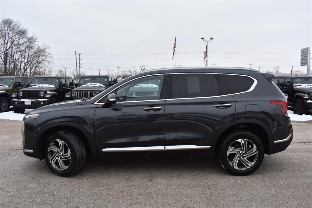 used 2021 Hyundai Santa Fe car, priced at $22,177