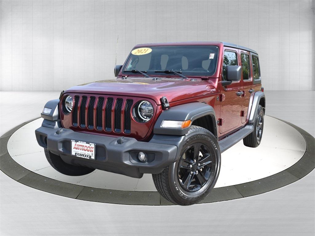 used 2021 Jeep Wrangler car, priced at $29,877