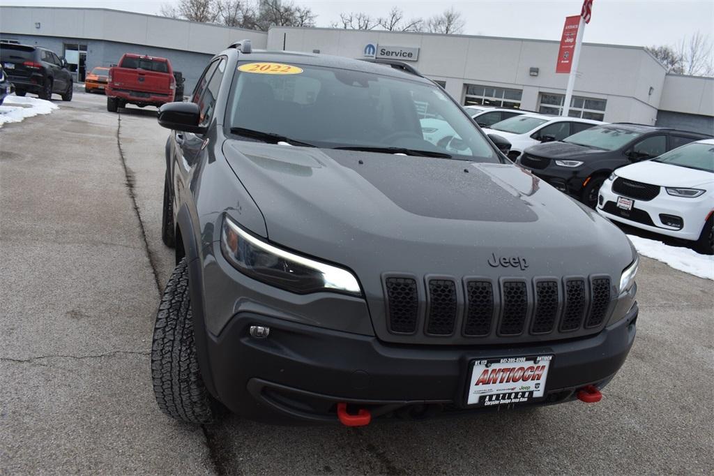 used 2022 Jeep Cherokee car, priced at $23,377