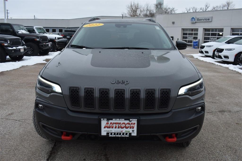 used 2022 Jeep Cherokee car, priced at $23,377
