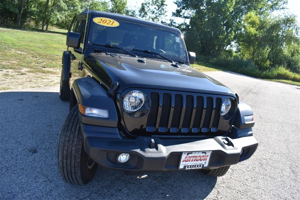 used 2021 Jeep Wrangler car, priced at $24,677