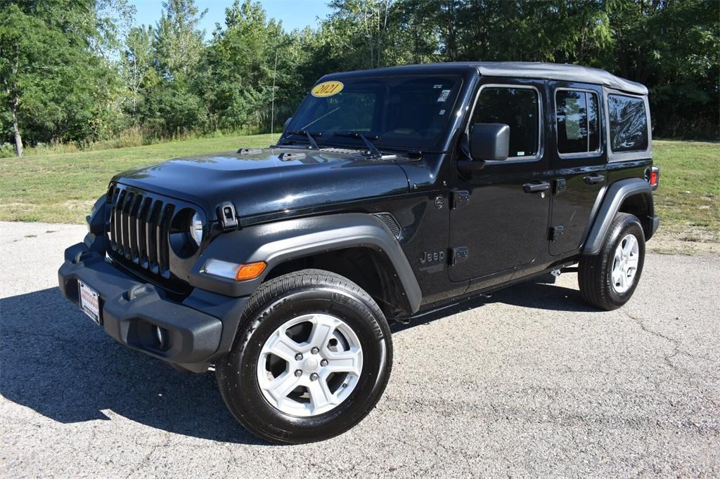 used 2021 Jeep Wrangler car, priced at $24,677