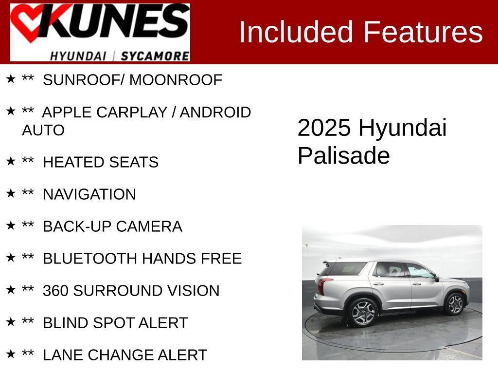 used 2025 Hyundai Palisade car, priced at $43,015
