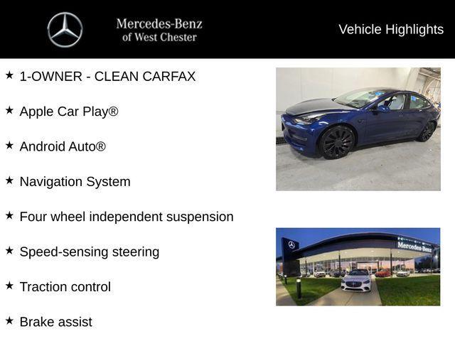 used 2023 Tesla Model 3 car, priced at $32,997