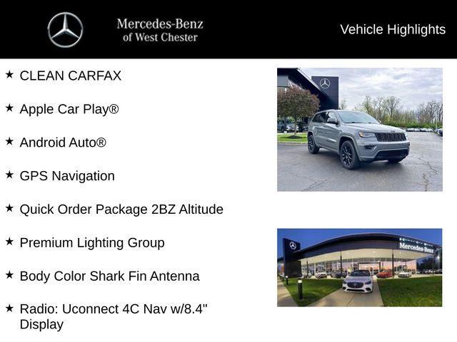 used 2020 Jeep Grand Cherokee car, priced at $21,627