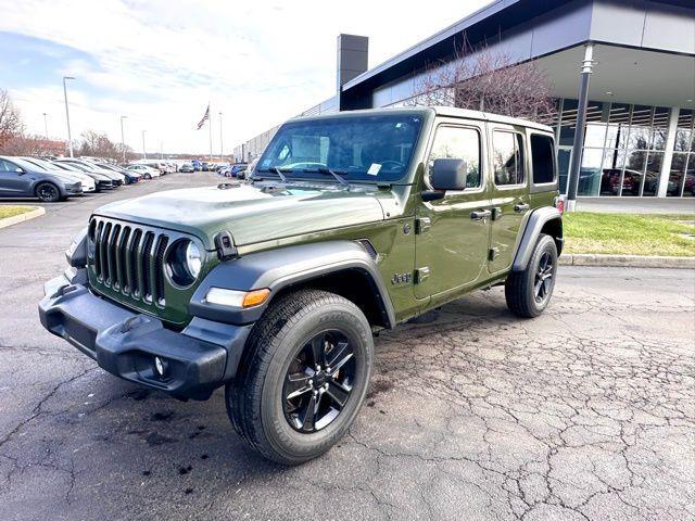used 2022 Jeep Wrangler Unlimited car, priced at $29,377