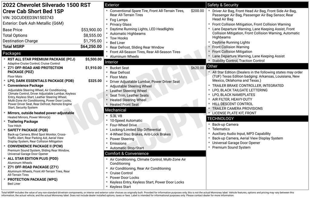 used 2022 Chevrolet Silverado 1500 car