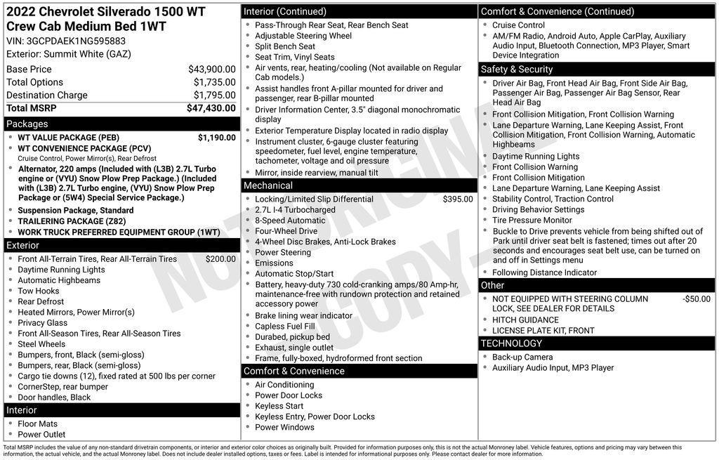 used 2022 Chevrolet Silverado 1500 car, priced at $23,998