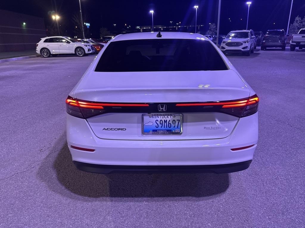 used 2025 Honda Accord car, priced at $26,387