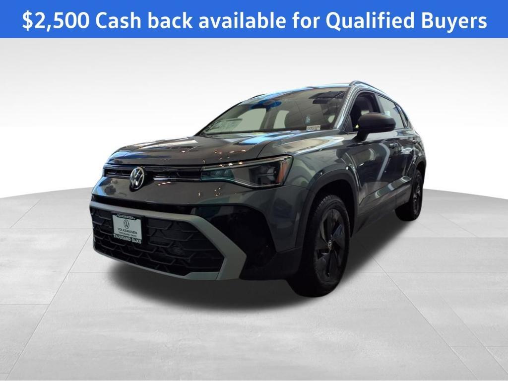 new 2025 Volkswagen Taos car, priced at $24,710