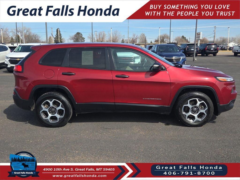 used 2017 Jeep Cherokee car, priced at $15,500
