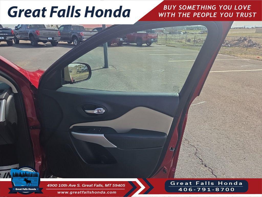 used 2017 Jeep Cherokee car, priced at $15,500