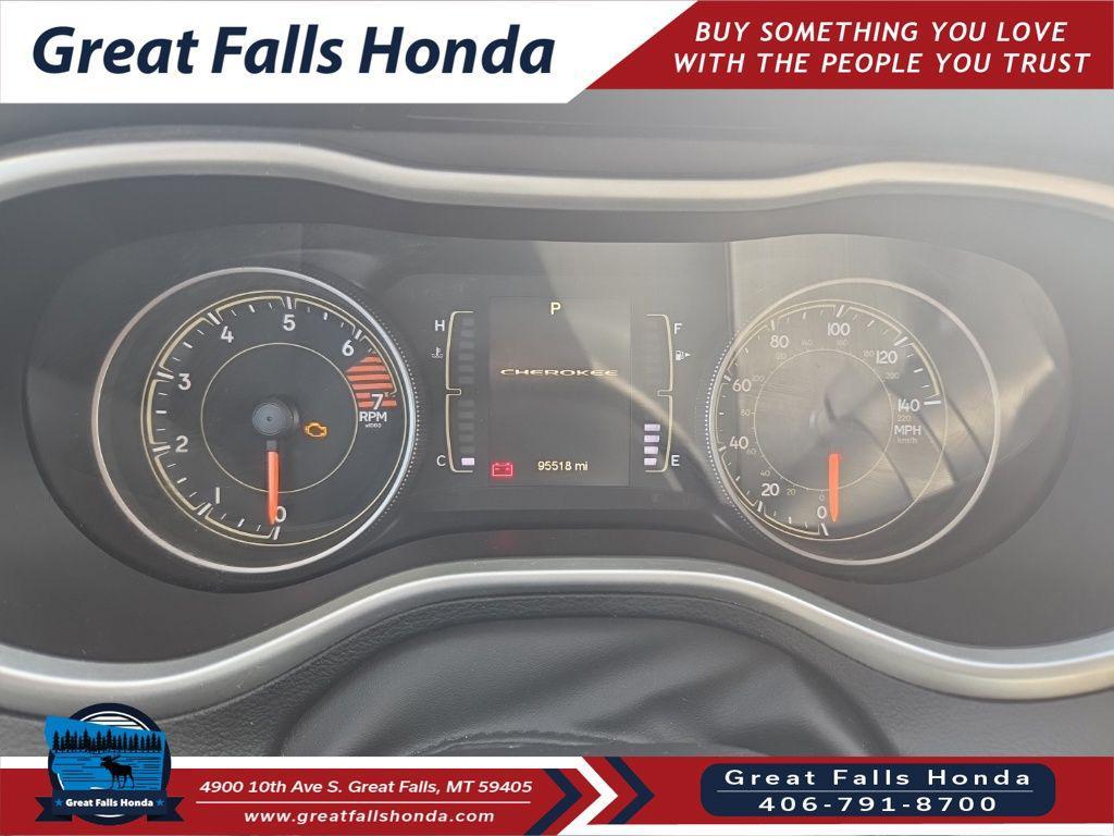 used 2017 Jeep Cherokee car, priced at $15,500