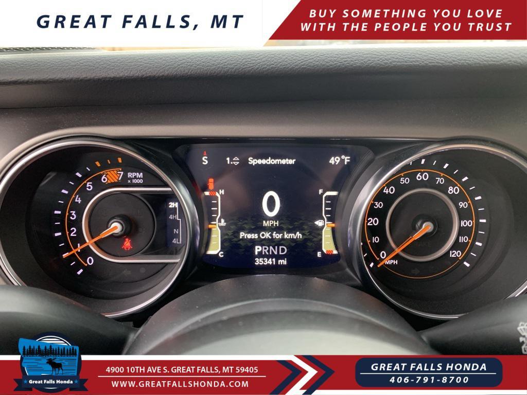 used 2021 Jeep Wrangler Unlimited car, priced at $26,850