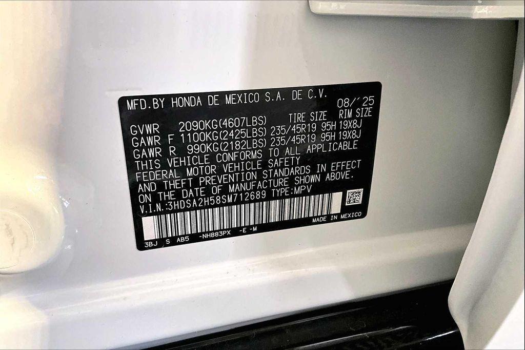 new 2025 Acura ADX car, priced at $41,950