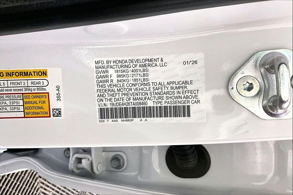 new 2026 Acura Integra car, priced at $35,295