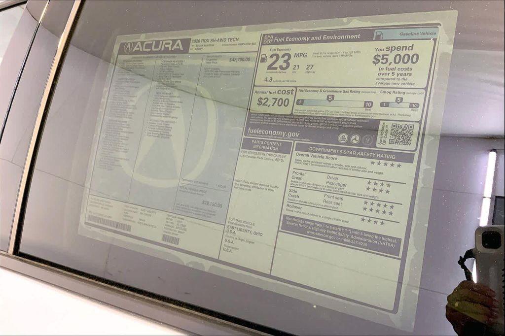 new 2026 Acura RDX car, priced at $49,150