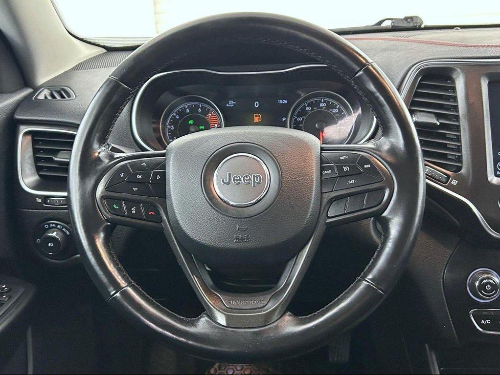 used 2021 Jeep Cherokee car, priced at $19,482