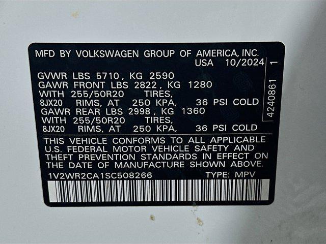 used 2025 Volkswagen Atlas car, priced at $30,487