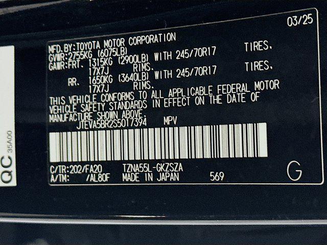 used 2025 Toyota 4Runner car, priced at $39,497