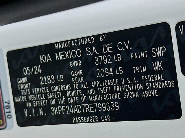 used 2024 Kia Forte car, priced at $15,496