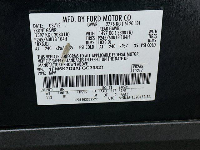 used 2015 Ford Explorer car, priced at $9,299