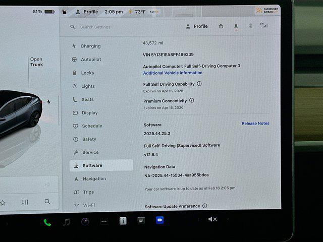 used 2023 Tesla Model 3 car, priced at $22,487