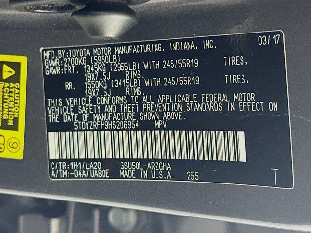 used 2017 Toyota Highlander car, priced at $17,996