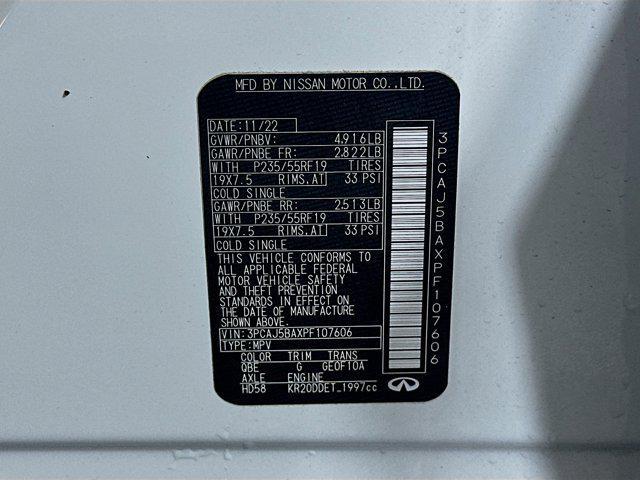 used 2023 INFINITI QX50 car, priced at $26,487