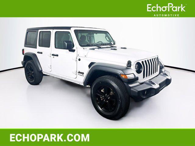 used 2021 Jeep Wrangler Unlimited car, priced at $26,487