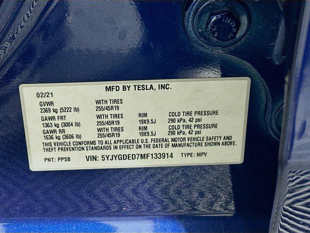 used 2021 Tesla Model Y car, priced at $21,987