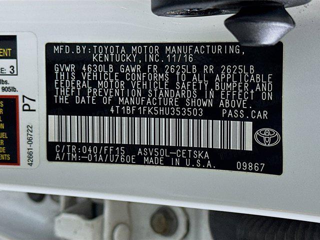 used 2017 Toyota Camry car, priced at $11,487