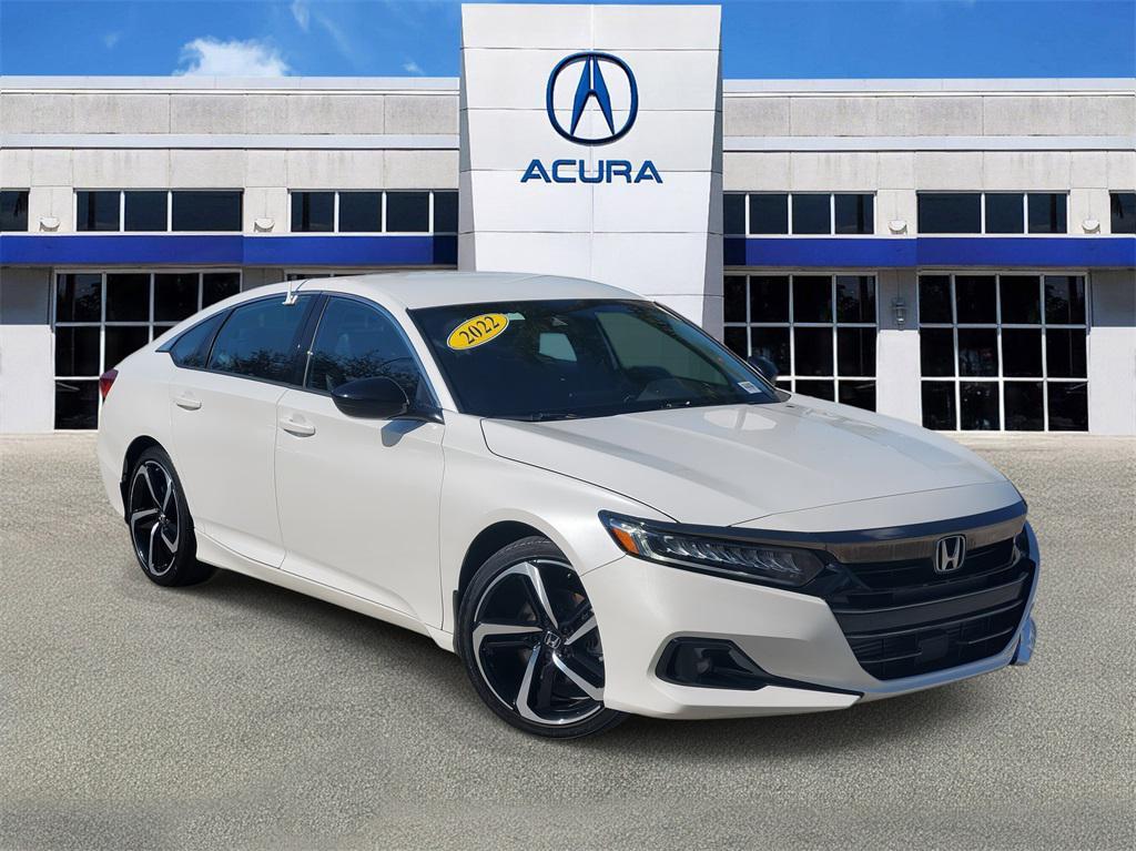 used 2022 Honda Accord car, priced at $22,998