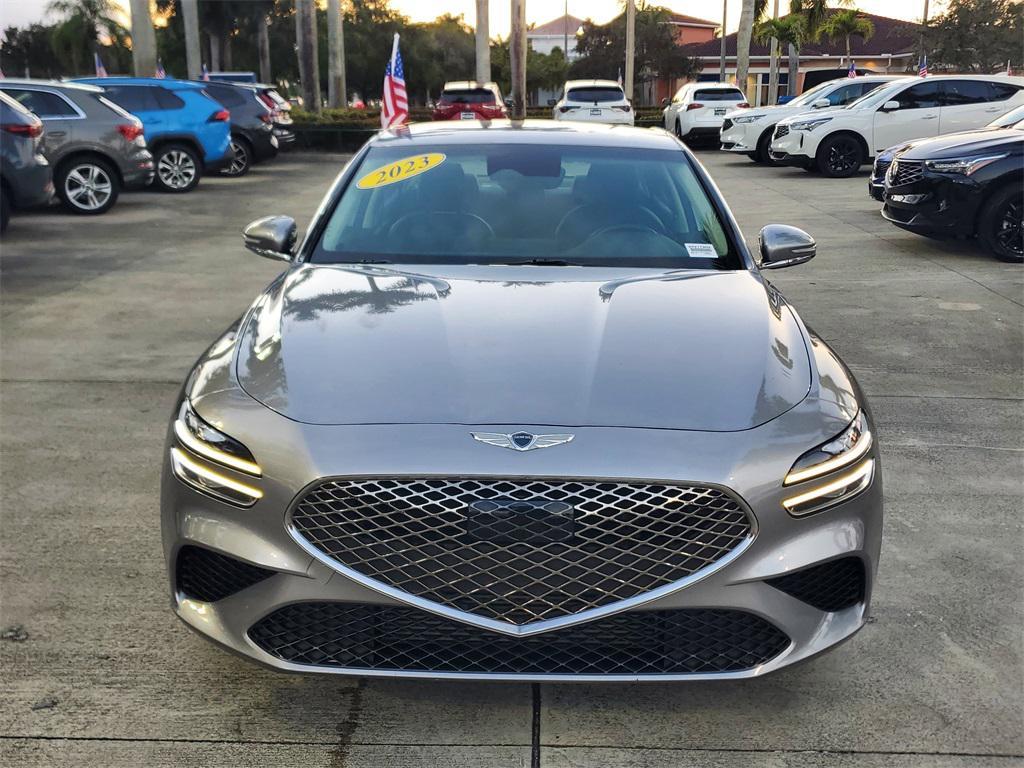 used 2023 Genesis G70 car, priced at $25,488