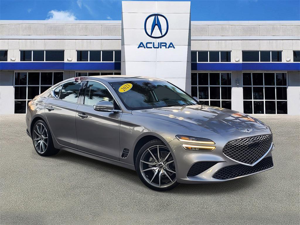 used 2023 Genesis G70 car, priced at $25,488