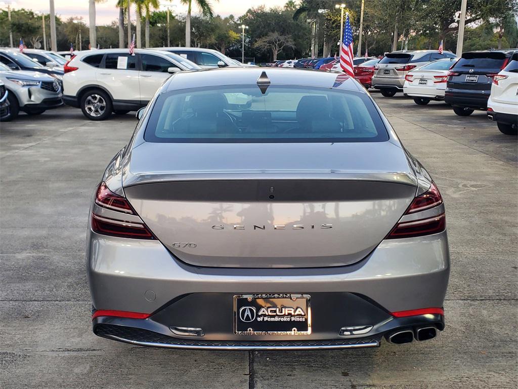 used 2023 Genesis G70 car, priced at $25,488